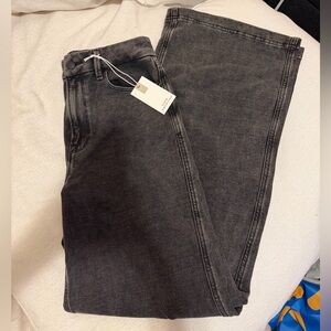 Good American Charcoal Sweatpant jeans Jeans